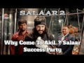 Salaar success party 🤫 || why come to Akhil sala success party reveal 😲 || #salaar #Akil #Prabhash