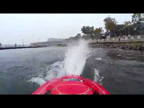 Bullet and Genesis RC Boats at Bedok reservoir Bullet cam HD quality