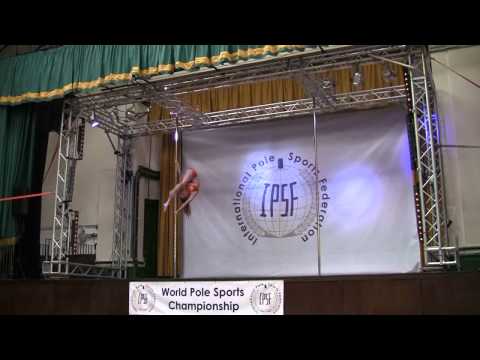 World pole Sports performance of Sarah Cavenaile (Belgium)