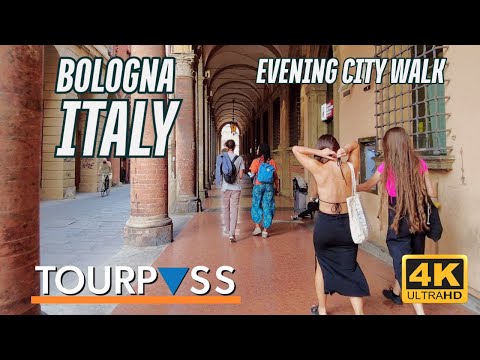 【4K】Bologna, Italy Walking Tour - Ultra HD Travel and Treadmill Walk Video