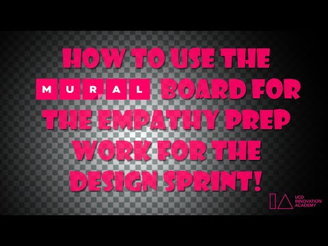 How to use Mural Design thinking template pre homework