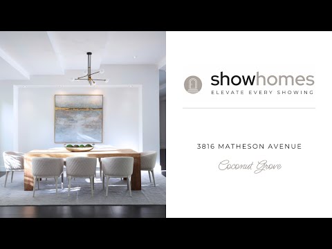 Tour this $3,850,000 home in Coconut Grove, Miami, Florida! Staged by Showhomes Premier Staging