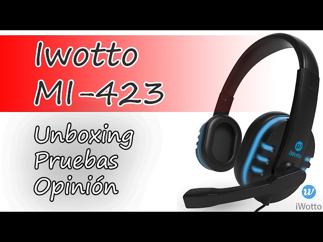 Vídeo relacionado con Cascos Gaming iWotto, Auriculares Gaming De Diadema Cancelación Ruido, Auriculares con Micrófono Flexible, Orejeras Cómodas Iluminación RGB para PS4 Xbox One PC Tablet