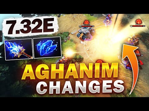 Dota 2 NEW 7.32E PATCH - ALL AGHANIM'S SCEPTERS + SHARDS CHANGES