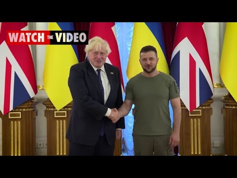 Boris Johnson meets Zelensky in Kyiv on Ukraine's independence day