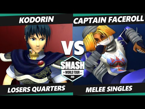 SWT NA West RF Losers Quarters - Captain Faceroll (Sheik) Vs. KoDoRiN (Marth) SSBM Smash Melee