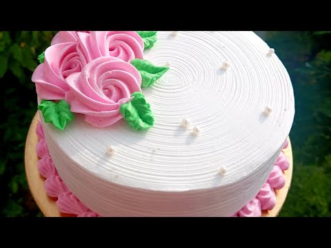 FLOWER THEMED CAKE DESIGN 🎂 #cakedecorationideas #trendingvideo #viral