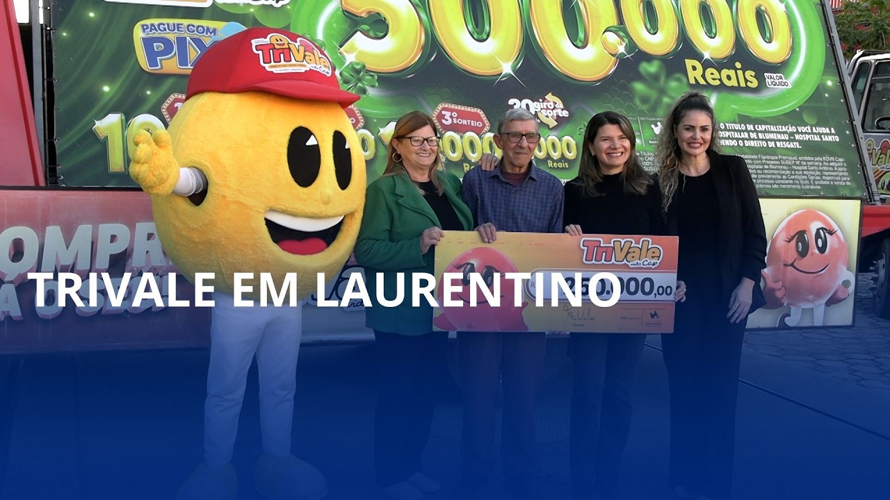 💰 Morador de Laurentino leva R$ 250 mil na TriVale