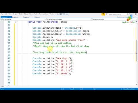 VD23 - Phương thức - Áp dụng giải bài tập