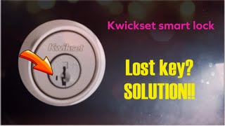 Kwikset Smart lock (lost key) SOLUTION !