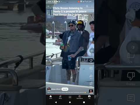 Chris Brown listening to Nasty C 's Prosper in Peace feat Benny The Butcher . #fypシ #fypシ゚viral