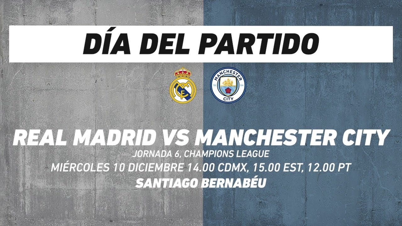 Real Madrid vs Manchester City, frente a frente: Champions League