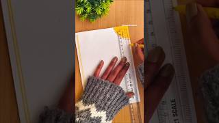 💛 Yellow Border Design for School Project and Journals #ytshorts #shortsvideo #shorts