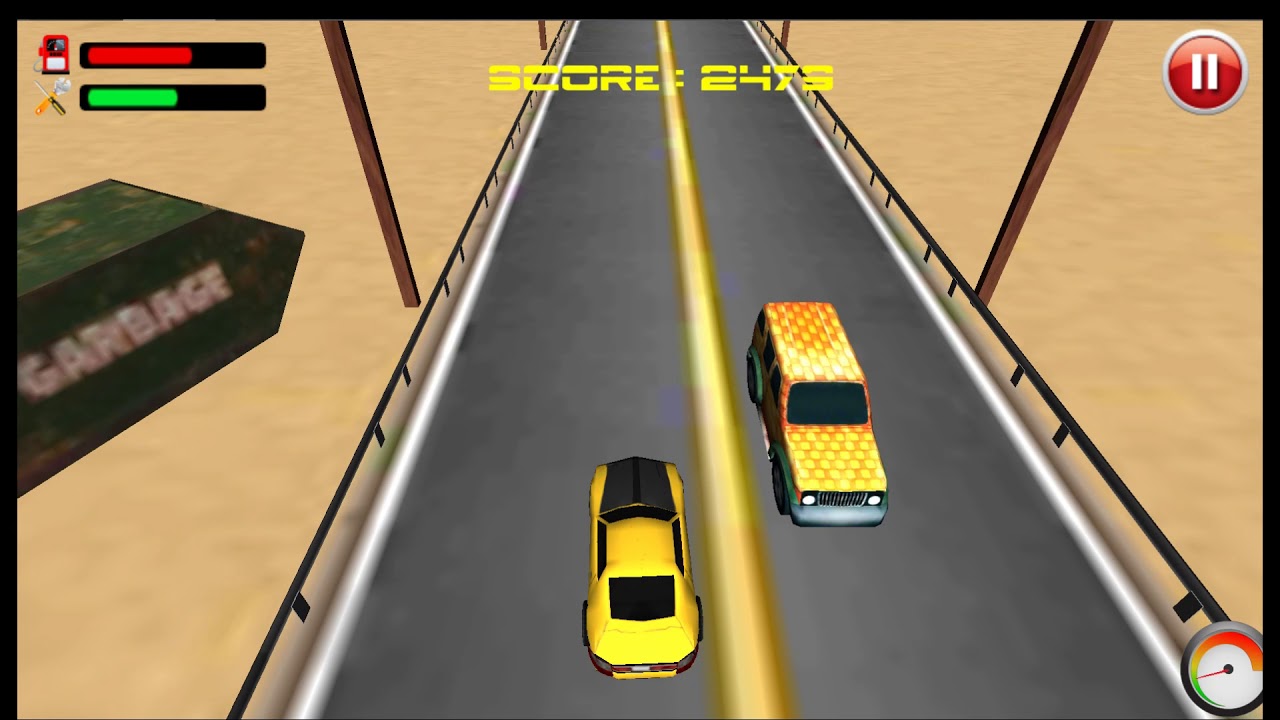 Highway Traffic Racer Unity3D Game Source Code