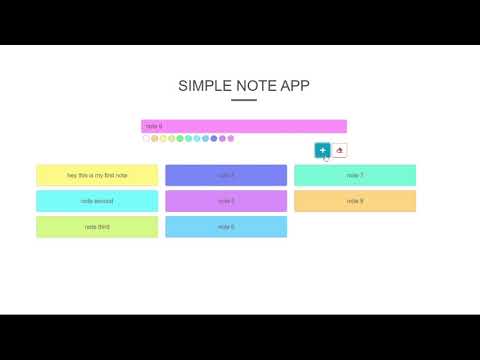 Note App In Javascript With Source Code Source Code Projects