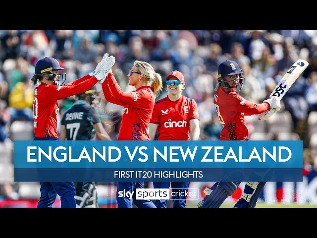Glenn and Wyatt star as England win by 59 runs | England vs New Zealand | 1st IT20 highlights