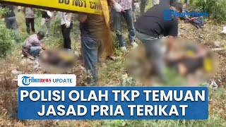 Polisi Selidiki Temuan Jasad Pria yang Tewas Mengenaskan di Parit Lamongan, Tangan Kaki Terikat