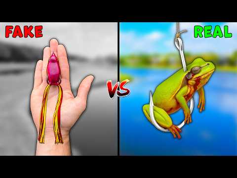 Real vs Fake Fishing Challenge