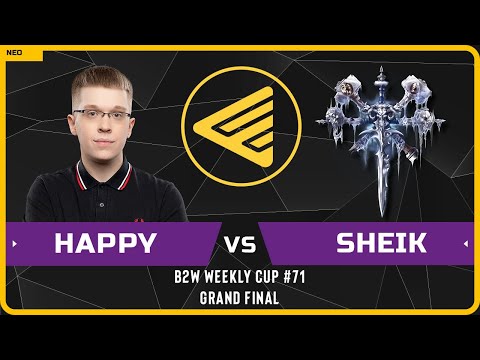 WC3 - B2W Weekly Cup #71 - Grandfinal: [UD] Happy vs Sheik [UD]