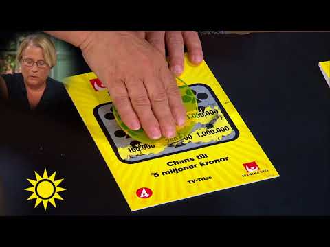 Tilde till trisskraparen: "Herregud! Du ska känna mitt hjärta nu!" - Nyhetsmorgon (TV4)