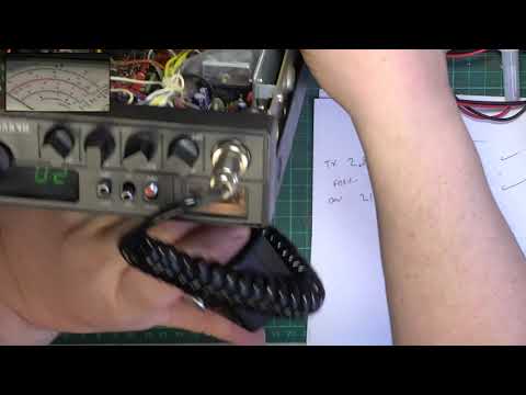 Harvard 420M C27/81 UK FM CB radio - service adjustments