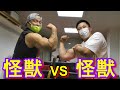 【腕相撲・アームレスリング】勝ち抜きバトルで怪獣二人も大暴れ!