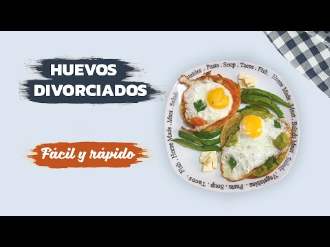 COMO HACER HUEVOS DIVORCIADOS FÁCIL Y RÁPIDO