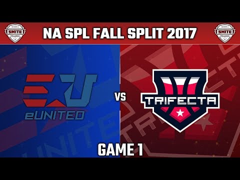 SMITE Pro League Fall Split Week 2 NA 2017 - eUnited vs. Trifecta (Game 1)