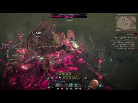 Diablo IV Asmodan Weltboss auf Qual 1