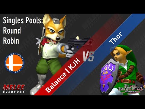 House of Paign 18 - Balance | KJH (Fox) vs. Thor (Link) - SSBM - Singles Pools