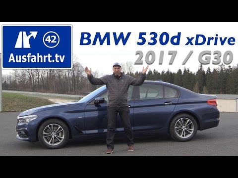 2017 BMW 530d xDrive Limousine (G30) - Fahrbericht der Probefahrt, Test, Review, Testbericht
