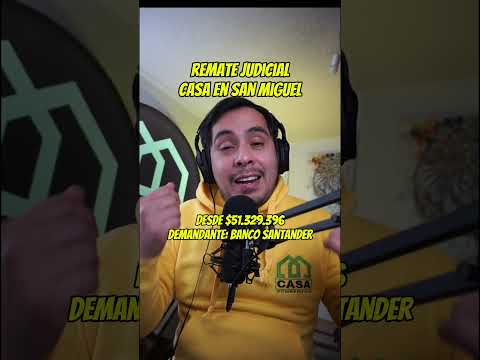 🏢 Remate Judicial en San Miguel desde $51.329.396