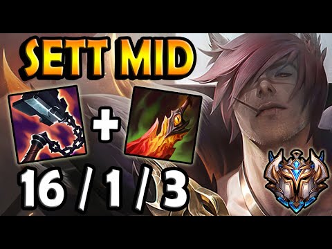 SETT vs IRELIA [ MID ] Lol KOREA Challenger Patch 11.19 ✅