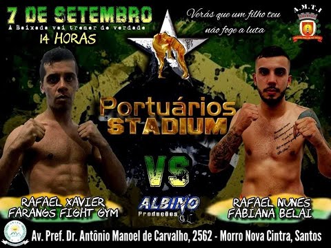 PORTUÁRIOS STADIUM - Rafael Nunes (Fabiana Belai) x  Rafael Xavier (Farangs) 70 kg