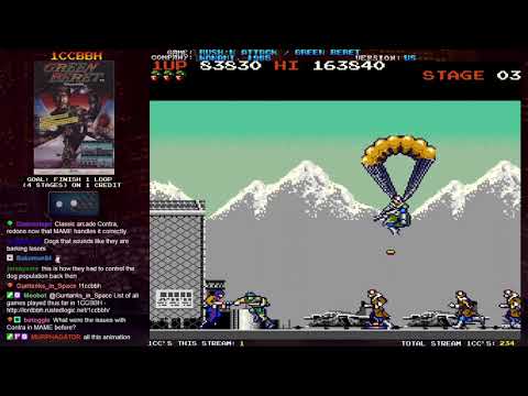 1CCBBH - 235. Rush 'n Attack / Green Beret (1 Loop Clear)