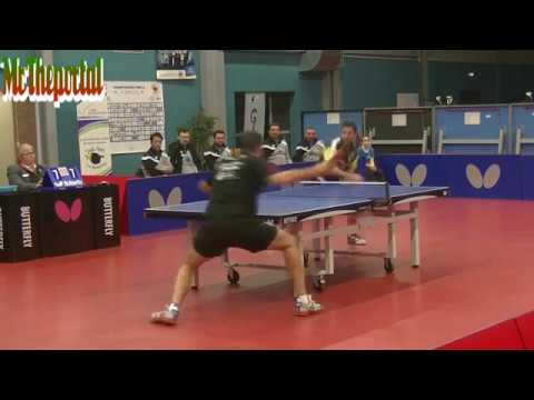 Table Tennis French Pro A 2018/19 - Brice Ollivier vs Benedek Olah -
