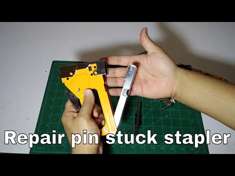 How to repair heavy duty stapler pin stuck