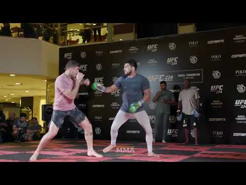 UFC 224: Kelvin Gastelum Open Workout Highlights - MMA Fighting