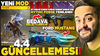 DEV 4.4 GÜNCELLEMESİ GELDİ! BEDAVA YÜKSELTİLEBİLİR SİLAH! YENİ MOD ve FORD ARABALAR! PUBG Mobile