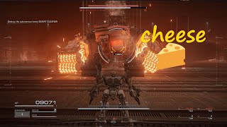 How To Cheese Smart Cleaner Armored Core 6! How To Get S Rank Easily
