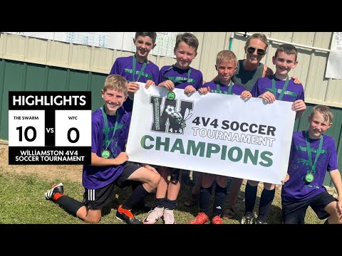 Game Highlights | Williamston 4v4 Soccer Tournament | The Swarm vs WFC, 10 - 0 | Championship Game
