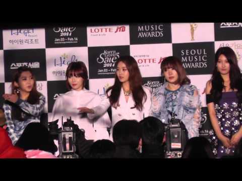140123 SEOUL MUSIC AWARDS 4minute Red Carpet