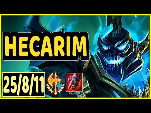 HECARIM VS AMUMU - 25/8/11 KDA JUNGLE GAMEPLAY