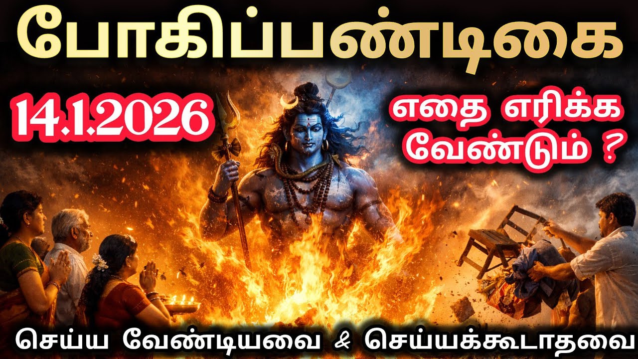 14.1.2026 போகிப் பண்டிகை அன்று வீட்டு தெய்வத்தை அழைக்கும?