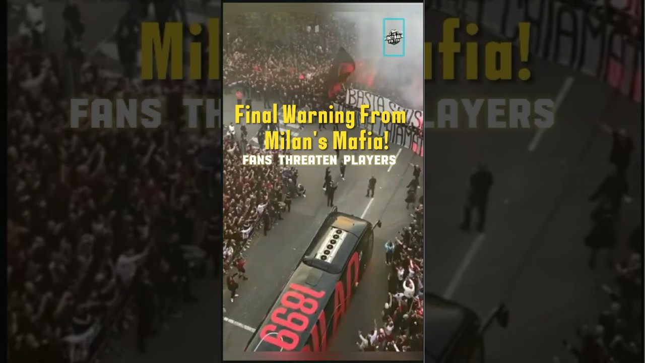 Milan Fans Give FINAL WARNING to Players 😱🔥 Mafia Ties?! 4-0 Victory ! 🏆 #ACMilan #SerieA #Football