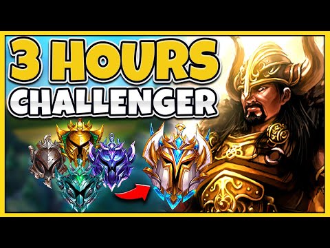 Climb to CHALLENGER in THREE HOURS like the PROS in SEASON 11... TRYNDAMERE ONLY