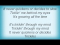 Tindersticks - Tricklin' Lyrics