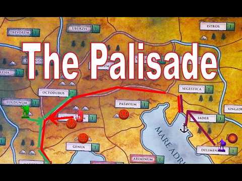 A SOLID DEFENSIVE LINE - The Palisade - Rome Total War: The Board Game - Strategy Guide - 8
