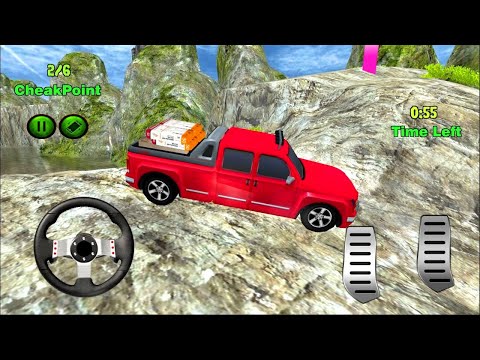 Pickup Truck Driving Simulator Uphill 3D 2020 - 4x4 offroad Mountain truck - Android Gameplay