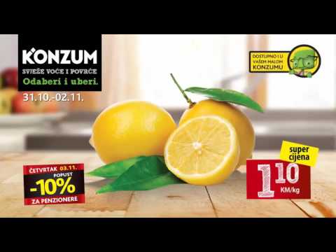 Konzum BiH super akcija od 31.10.-02.11.2016.